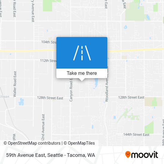 Mapa de 59th Avenue East