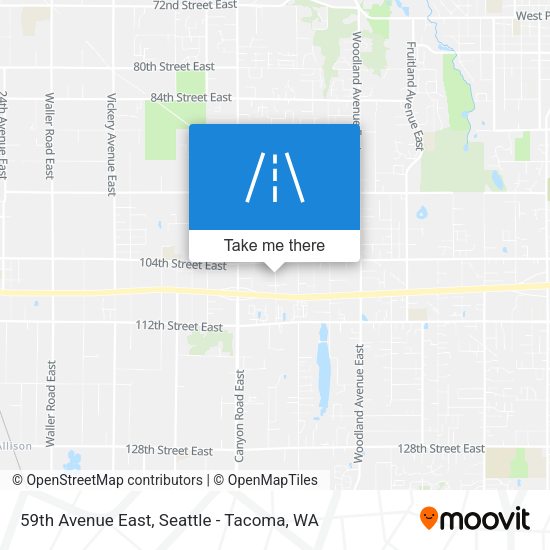 Mapa de 59th Avenue East