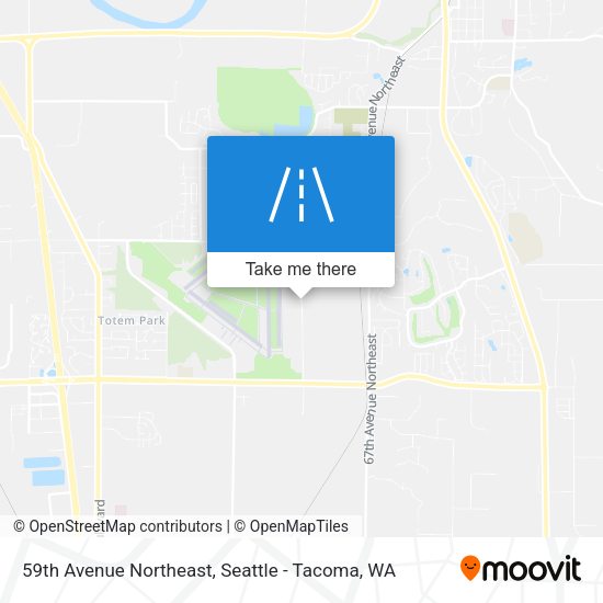 59th Avenue Northeast map