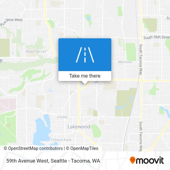 Mapa de 59th Avenue West