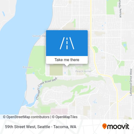 Mapa de 59th Street West