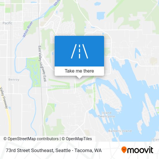 73rd Street Southeast map