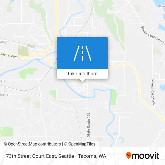Mapa de 73th Street Court East