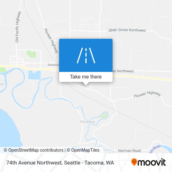 Mapa de 74th Avenue Northwest