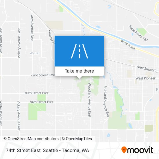 Mapa de 74th Street East