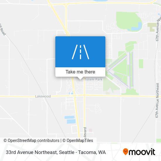 Mapa de 33rd Avenue Northeast
