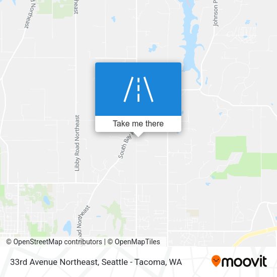 33rd Avenue Northeast map