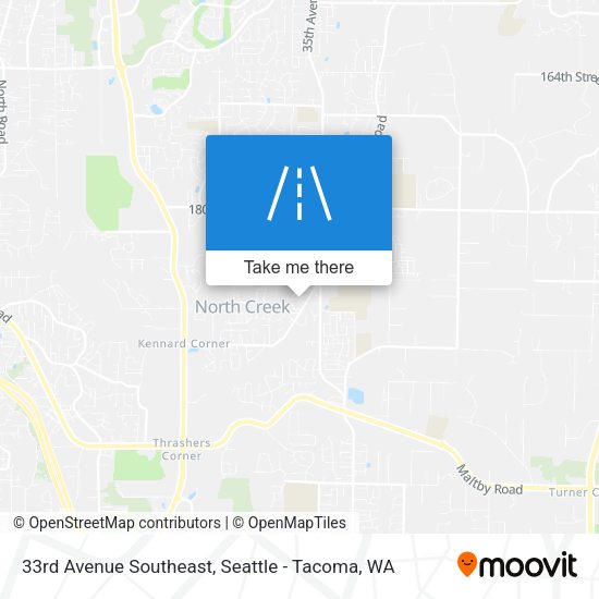 Mapa de 33rd Avenue Southeast