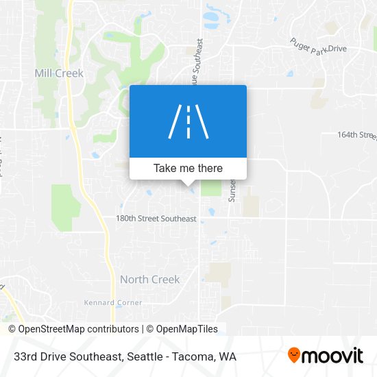 33rd Drive Southeast map