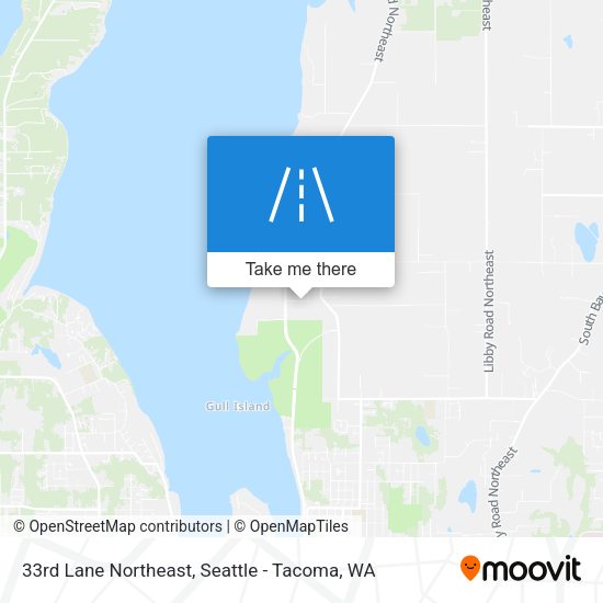 33rd Lane Northeast map