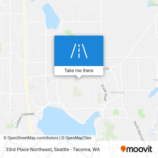 Mapa de 33rd Place Northeast