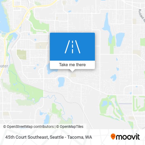 45th Court Southeast map