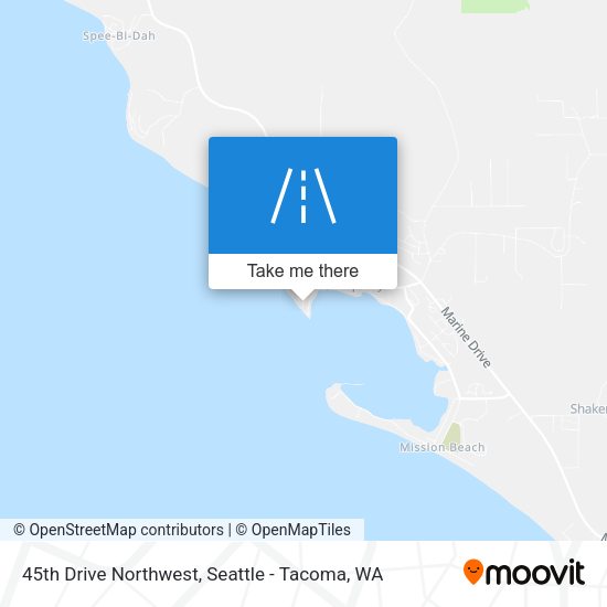 Mapa de 45th Drive Northwest