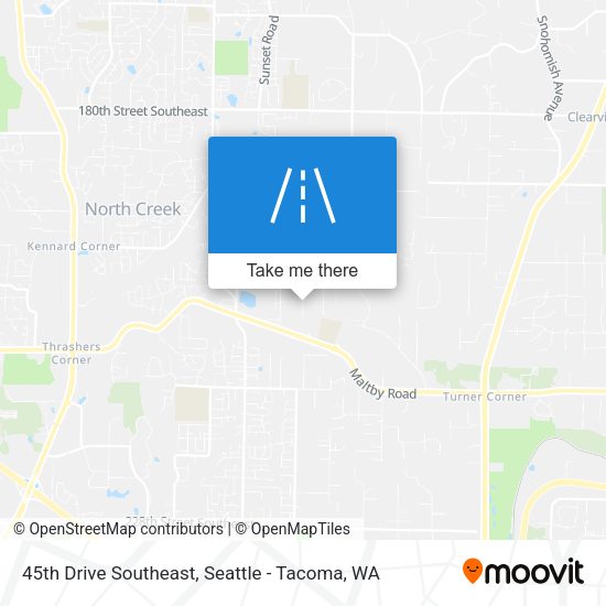 Mapa de 45th Drive Southeast