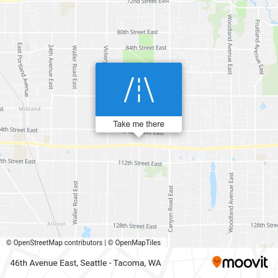 Mapa de 46th Avenue East