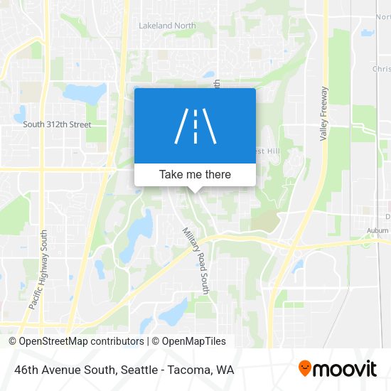 46th Avenue South map