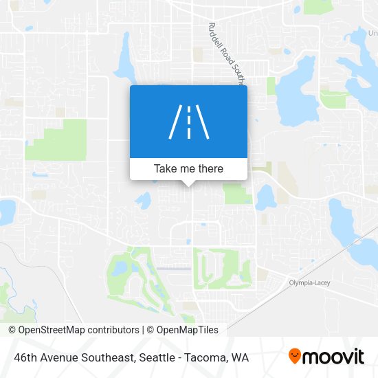 46th Avenue Southeast map