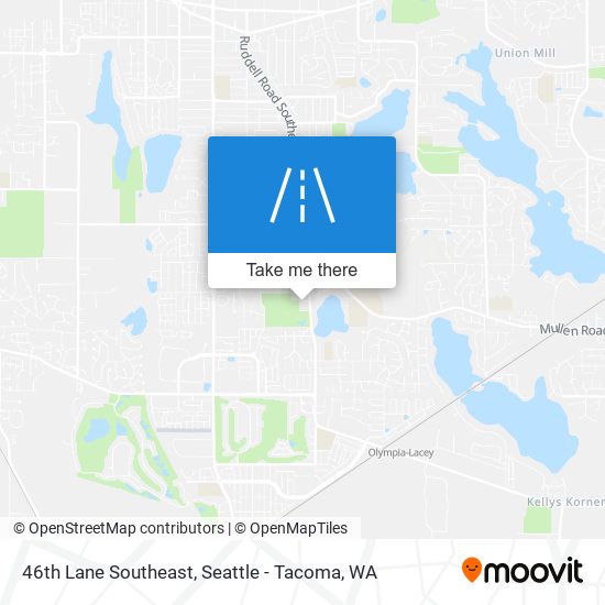 46th Lane Southeast map