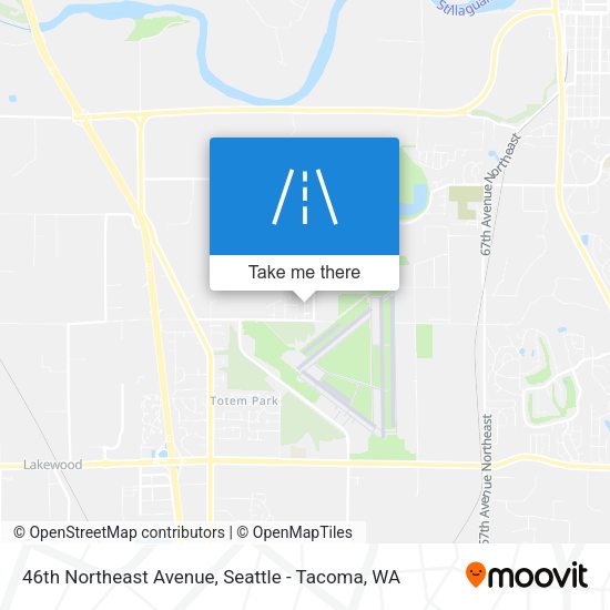 Mapa de 46th Northeast Avenue