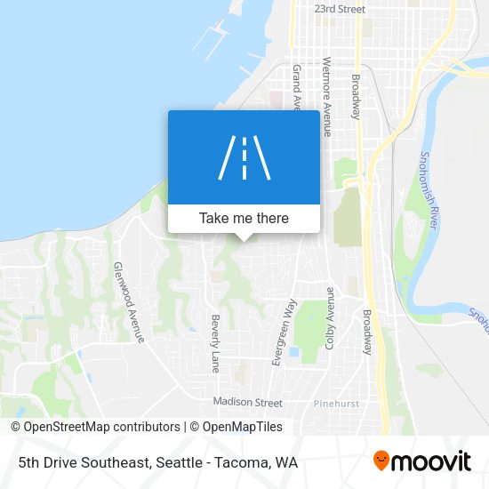 Mapa de 5th Drive Southeast