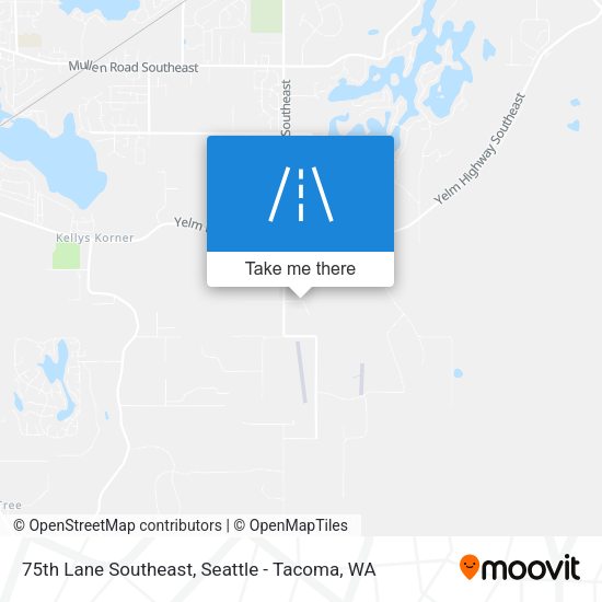 75th Lane Southeast map
