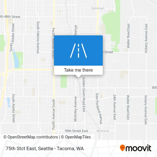 75th Stct East map