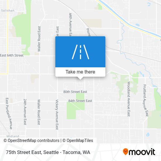 Mapa de 75th Street East