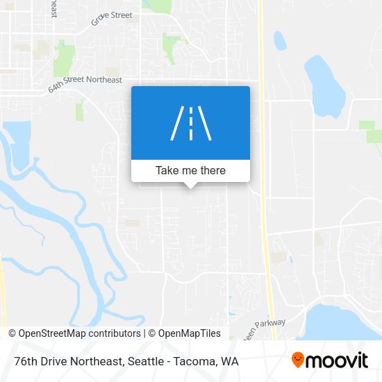 Mapa de 76th Drive Northeast