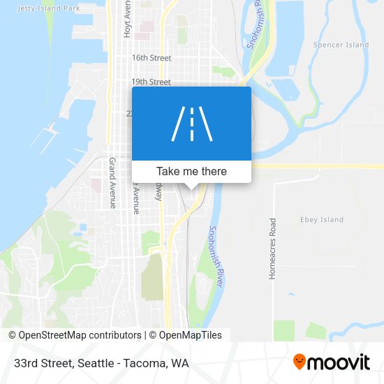 Mapa de 33rd Street