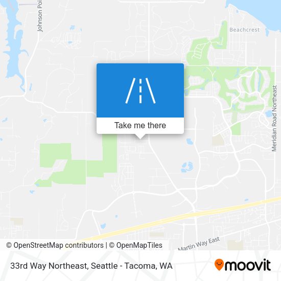 Mapa de 33rd Way Northeast