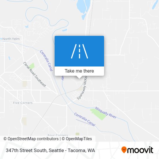 Mapa de 347th Street South