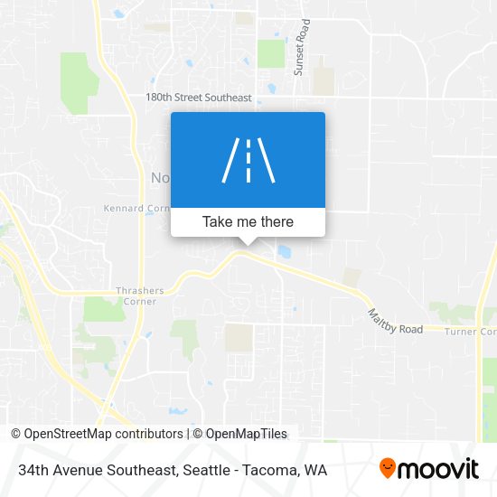 Mapa de 34th Avenue Southeast