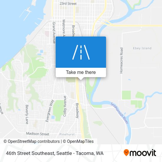 46th Street Southeast map