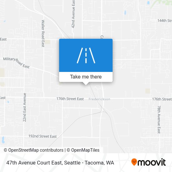 47th Avenue Court East map