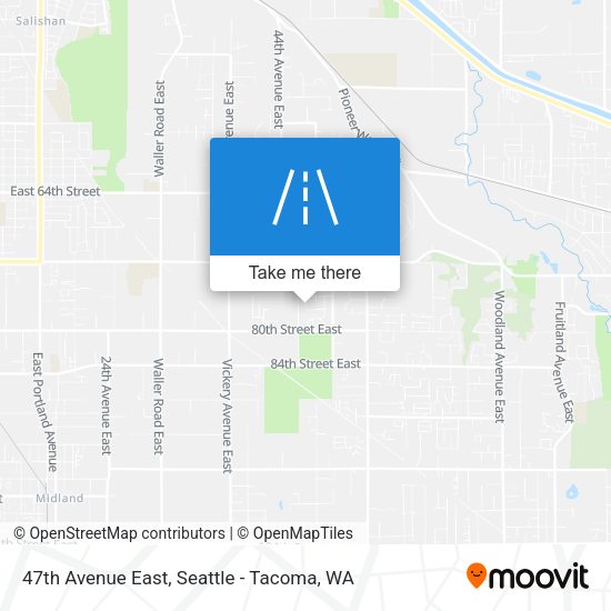 47th Avenue East map