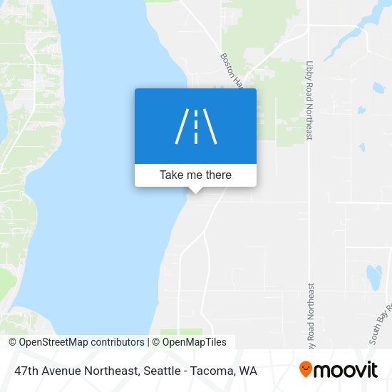 47th Avenue Northeast map