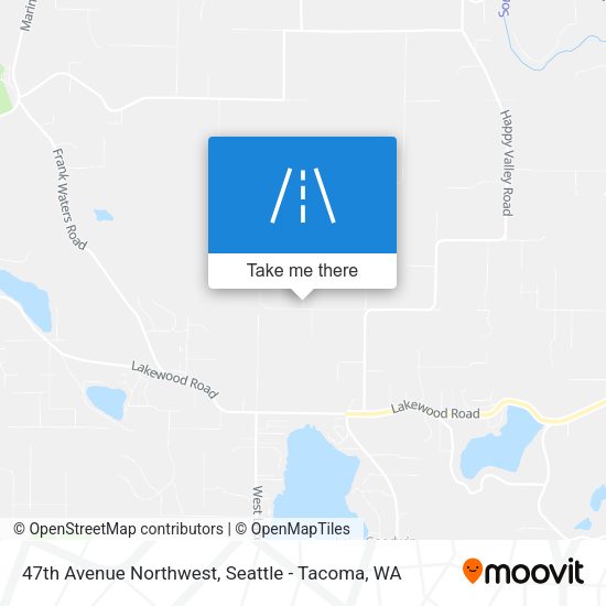 47th Avenue Northwest map