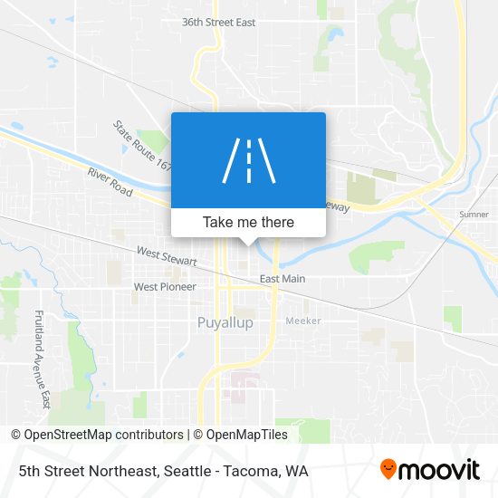 5th Street Northeast map