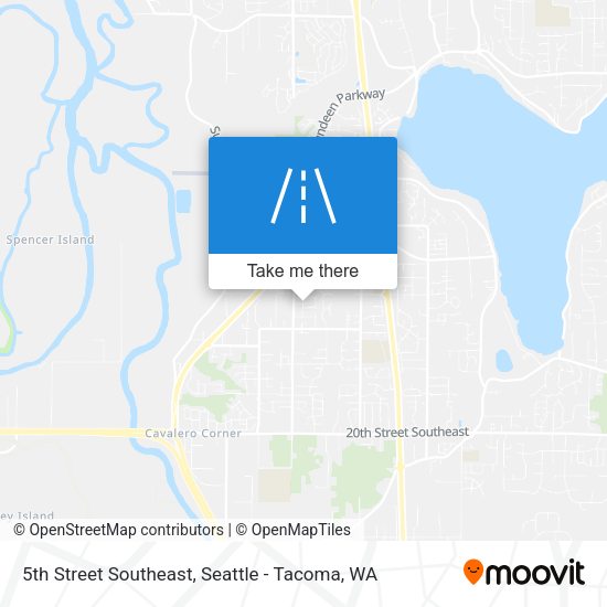 Mapa de 5th Street Southeast