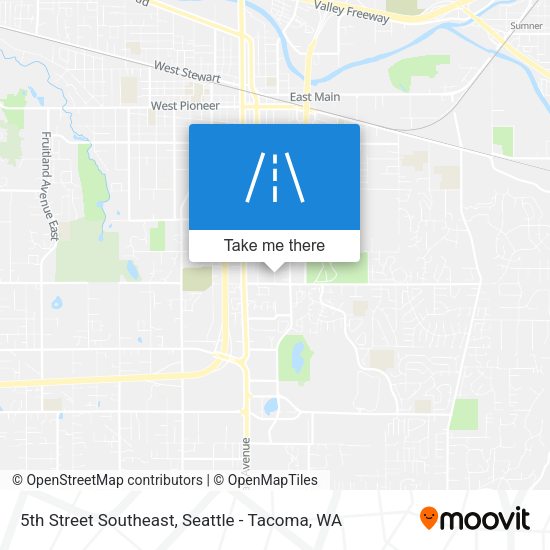 5th Street Southeast map