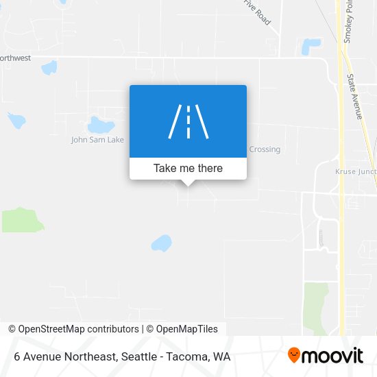 Mapa de 6 Avenue Northeast