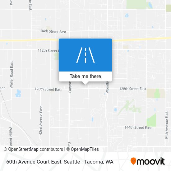 Mapa de 60th Avenue Court East