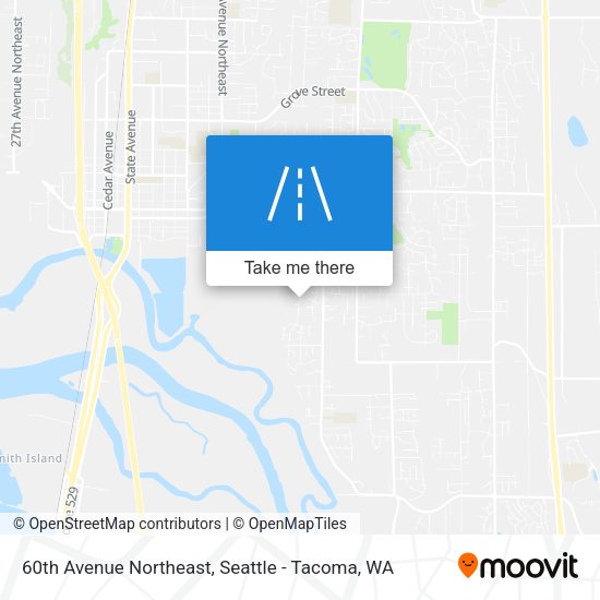 Mapa de 60th Avenue Northeast