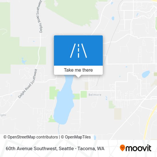 Mapa de 60th Avenue Southwest