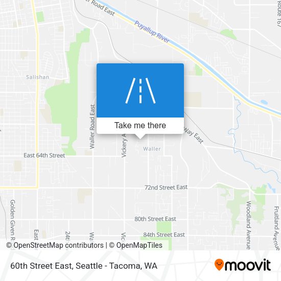 Mapa de 60th Street East