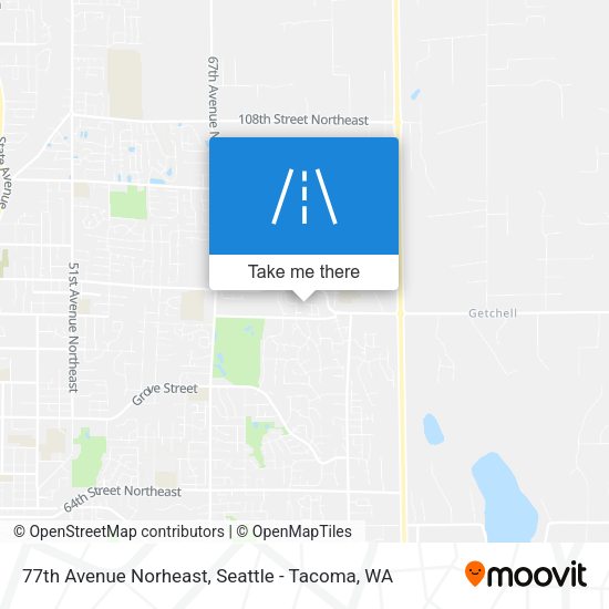 Mapa de 77th Avenue Norheast