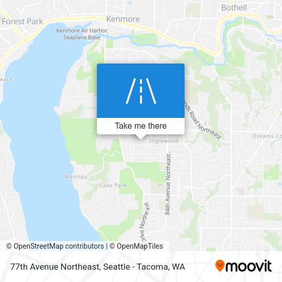Mapa de 77th Avenue Northeast