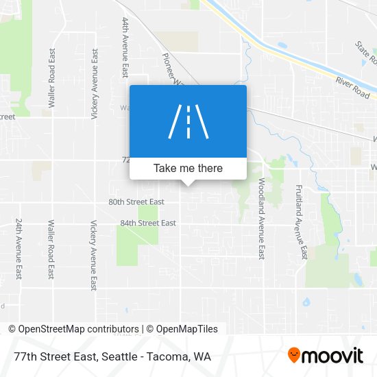 77th Street East map
