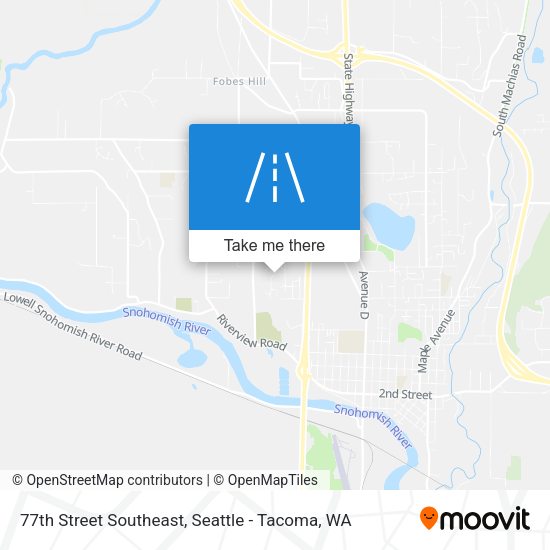 77th Street Southeast map