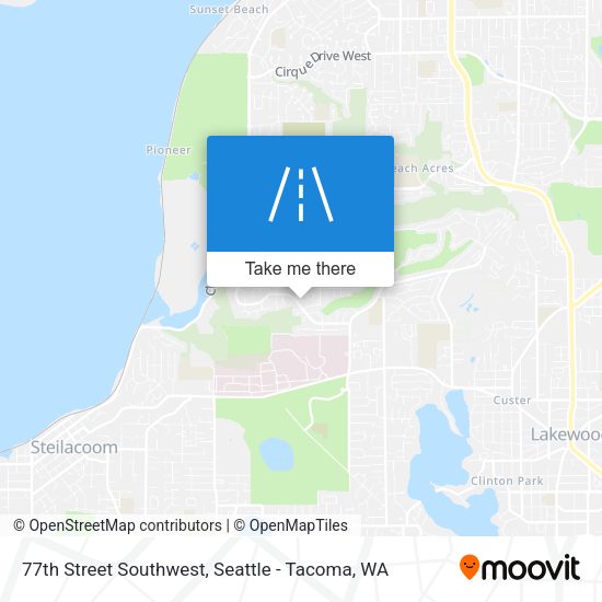 77th Street Southwest map